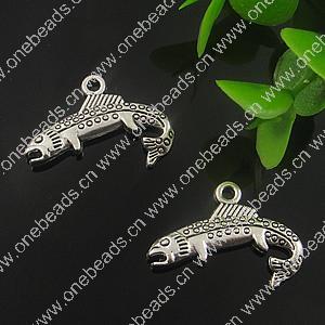 Pendant. Fashion Zinc Alloy Jewelry Findings. Animal 19x26mm. Sold by Bag