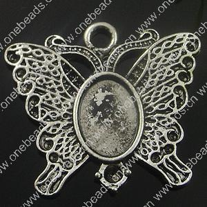 Pendant. Fashion Zinc Alloy Jewelry Findings. Animal 31x35mm. Sold by Bag