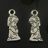 Pendant. Fashion Zinc Alloy Jewelry Findings. Angel 18x7mm. Sold by Bag
