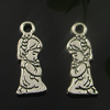 Pendant. Fashion Zinc Alloy Jewelry Findings. Angel 18x7mm. Sold by Bag