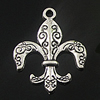 Pendant. Fashion Zinc Alloy Jewelry Findings. Anchor 26x21mm. Sold by Bag