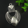 Pendant. Fashion Zinc Alloy Jewelry Findings. Anchor 69x40mm. Sold by Bag

