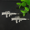 Pendant. Fashion Zinc Alloy Jewelry Findings. gun 17.5x45mm. Sold by Bag
