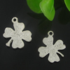 Pendant. Fashion Zinc Alloy Jewelry Findings. Flower 18x15mm. Sold by Bag
