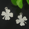 Pendant. Fashion Zinc Alloy Jewelry Findings. Flower 18x15mm. Sold by Bag

