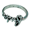 Zinc Alloy Ring, 21mm, Inner dia：18mm Sold by Bag
