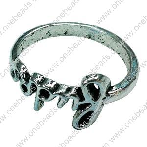 Zinc Alloy Ring, 21mm, Inner dia：18mm Sold by Bag