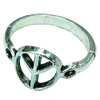 Zinc Alloy Ring, 21mm, Inner dia：18mm Sold by Bag