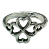 Zinc Alloy Ring, 21mm, Inner dia：18mm Sold by Bag