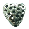 Beads. Fashion Zinc Alloy jewelry findings. Heart 8x8mm, Sold by Bag
