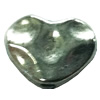 Beads. Fashion Zinc Alloy jewelry findings. Heart 11x10mm, Sold by Bag