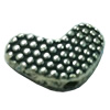 Beads. Fashion Zinc Alloy jewelry findings. Heart 10x11mm, Sold by Bag