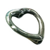 Beads. Fashion Zinc Alloy jewelry findings. Heart 13x12mm, Sold by Bag