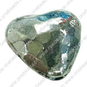 Beads. Fashion Zinc Alloy jewelry findings. Heart 12x13mm, Sold by Bag