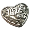 Beads. Fashion Zinc Alloy jewelry findings. Heart 16x17mm, Sold by Bag
