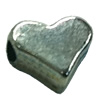 Beads. Fashion Zinc Alloy jewelry findings. Heart 6x7mm, Sold by Bag