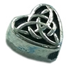 Beads. Fashion Zinc Alloy jewelry findings. Heart 6x6mm, Sold by Bag
