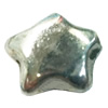 Beads. Fashion Zinc Alloy jewelry findings. star 9x9mm, Sold by Bag