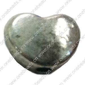 Beads. Fashion Zinc Alloy jewelry findings. Heart 6x8mm, Sold by Bag