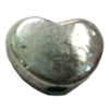 Beads. Fashion Zinc Alloy jewelry findings. Heart 6x8mm, Sold by Bag
