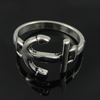 Zinc Alloy Ring, 21mm, Inner dia：18mm Sold by Bag