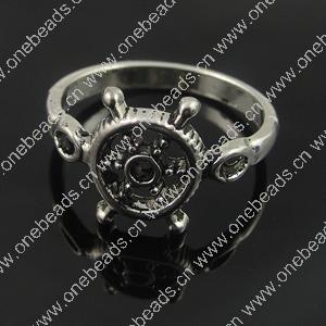 Zinc Alloy Ring, 21mm, Inner dia：18mm Sold by Bag