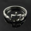 Zinc Alloy Ring, 21mm, Inner dia：18mm Sold by Bag