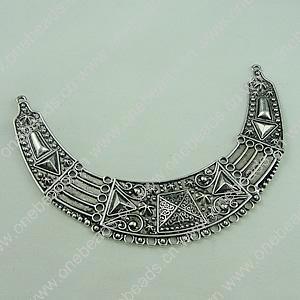 Connector. Fashion Zinc Alloy Jewelry Findings. 30x125mm. Sold by Bag