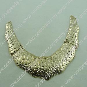 Connector. Fashion Zinc Alloy Jewelry Findings. 38x125mm. Sold by PC