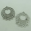 Connector. Fashion Zinc Alloy Jewelry Findings. Donut 33x28mm. Sold by Bag
