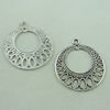 Connector. Fashion Zinc Alloy Jewelry Findings. Donut 36x31mm. Sold by Bag