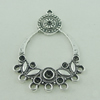 Connector. Fashion Zinc Alloy Jewelry Findings. Donut 43x31mm. Sold by Bag
