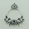 Connector. Fashion Zinc Alloy Jewelry Findings. Donut 43x31mm. Sold by Bag