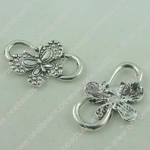 Connector. Fashion Zinc Alloy Jewelry Findings. Animal 35x23mm. Sold by Bag