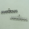 Connector. Fashion Zinc Alloy Jewelry Findings. Bar 40x15mm. Sold by Bag
