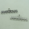 Connector. Fashion Zinc Alloy Jewelry Findings. Bar 40x15mm. Sold by Bag