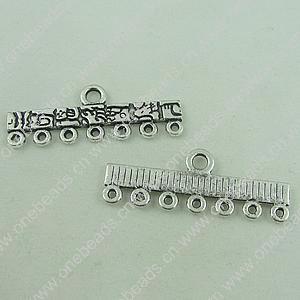 Connector. Fashion Zinc Alloy Jewelry Findings. Bar 40x15mm. Sold by Bag