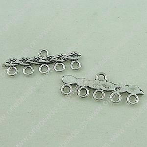 Connector. Fashion Zinc Alloy Jewelry Findings. Bar 28x10mm. Sold by Bag