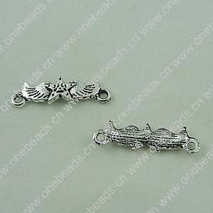 Connector. Fashion Zinc Alloy Jewelry Findings. Bar 27x8mm. Sold by Bag