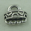 Connector. Fashion Zinc Alloy Jewelry Findings. 13x11mm. Sold by Bag