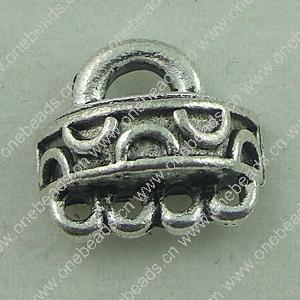 Connector. Fashion Zinc Alloy Jewelry Findings. 13x11mm. Sold by Bag