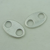 Connector. Fashion Zinc Alloy Jewelry Findings. oval 22x14mm. Sold by Bag
