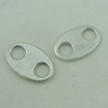 Connector. Fashion Zinc Alloy Jewelry Findings. oval 22x14mm. Sold by Bag