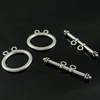 Clasps. Fashion Zinc Alloy jewelry findings. Loop:21x21mm. Bar:7x32mm. Sold by Bag