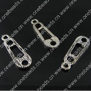 Connector. Fashion Zinc Alloy Jewelry Findings. 19x6mm. Sold by Bag