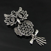 Pendant. Fashion Zinc Alloy Jewelry Findings. Animal 51x25mm. Sold by Bag
