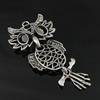 Pendant. Fashion Zinc Alloy Jewelry Findings. Animal 51x25mm. Sold by Bag