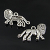 Pendant. Fashion Zinc Alloy Jewelry Findings. Animal 17x24mm. Sold by Bag
