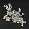 Pendant. Fashion Zinc Alloy Jewelry Findings. Animal 34x24mm. Sold by Bag
