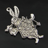 Pendant. Fashion Zinc Alloy Jewelry Findings. Animal 34x24mm. Sold by Bag